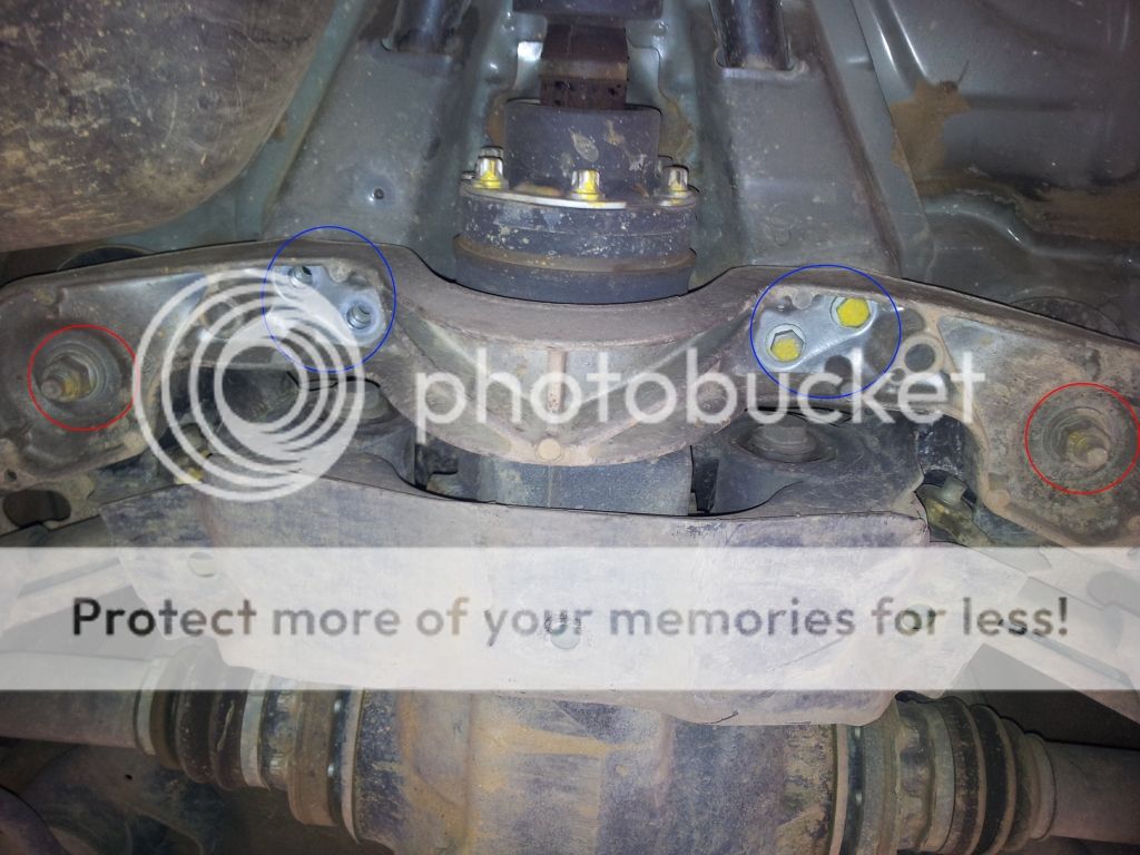 DIY guide E46 rear diff bush removal and refittal .. warning, pic